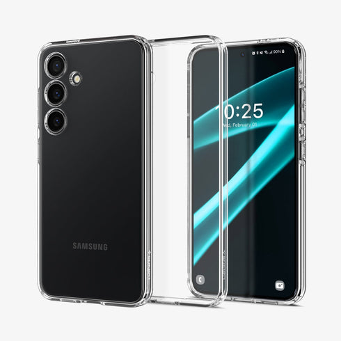 ACS07283 - Galaxy S24 Ultra Case Liquid Crystal in Crystal Clear showing the back